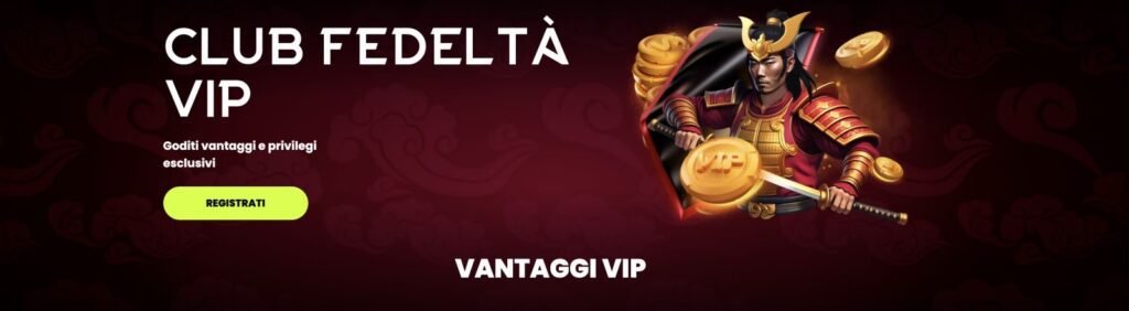 casinò online con design samurai