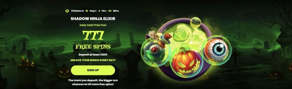 Samurai with casino lights