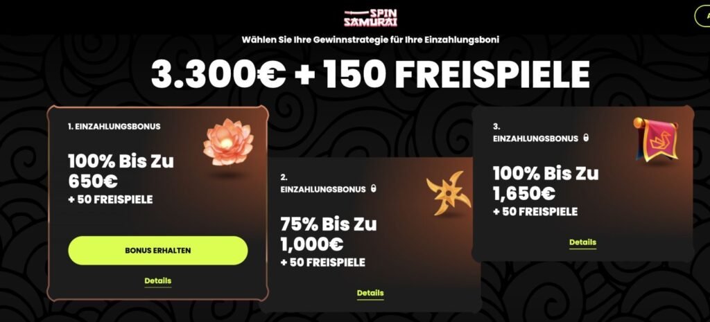 online slots bei spin samurai