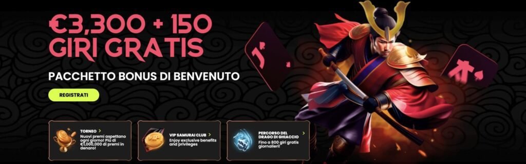 spin samurai casino italia